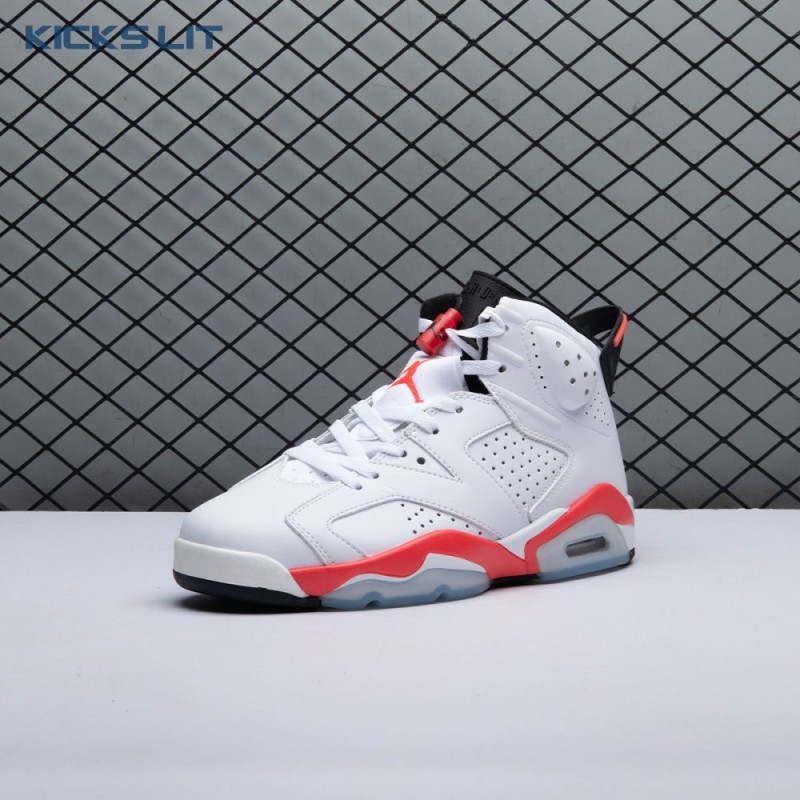 Jordan 6 Retro Infrared White 384664-123 Men's