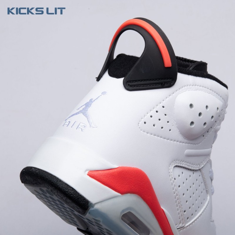 Jordan 6 Retro Infrared White 384664-123 Men's
