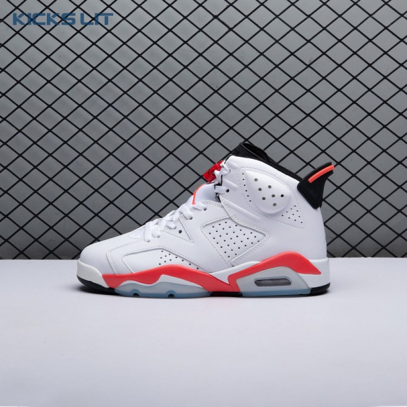 Jordan 6 Retro Infrared White 384664-123 Men's