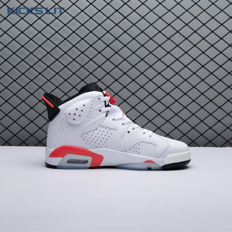 Jordan 6 Retro Infrared White 384664-123 Men's