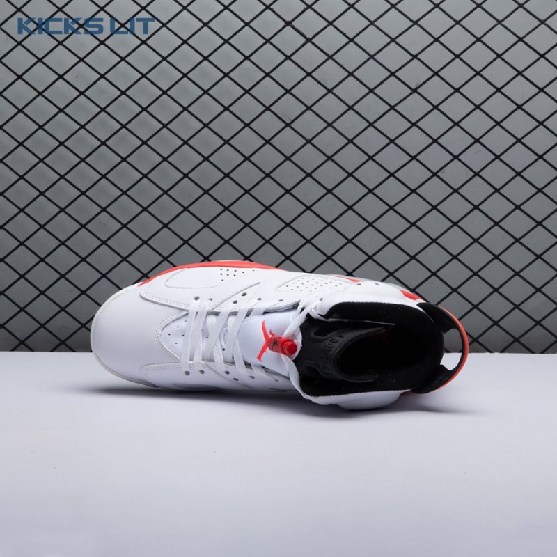 Jordan 6 Retro Infrared White 384664-123 Men's