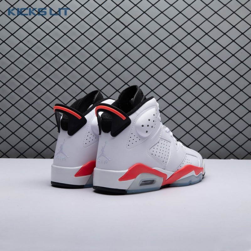 Jordan 6 Retro Infrared White 384664-123 Men's