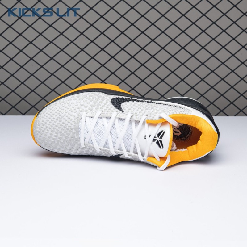 Kobe 6 Protro Playoff Pack White Del Sol CW2190-100 Men's