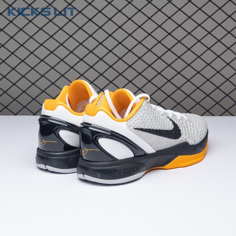 Kobe 6 Protro Playoff Pack White Del Sol CW2190-100 Men's