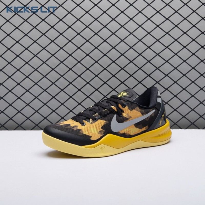 Nike Kobe 8 XDR Black Yellow 555286-077 Men's Nike Kobe 8 XDR Black Yellow 555286-077 Men's