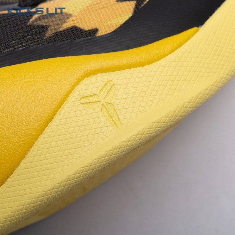 Nike Kobe 8 XDR Black Yellow 555286-077 Men's Nike Kobe 8 XDR Black Yellow 555286-077 Men's