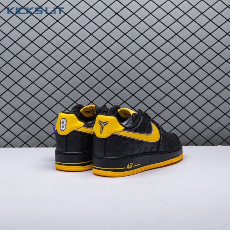 Nike Air Force 1 Low Kobe Bryant Lakers Away (Numbered Edition of 8000) HV5122-001 Unisex Nike Air Force 1 Low Kobe Bryant Lakers Away (Numbered Edition of 8000) HV5122-001 Unisex