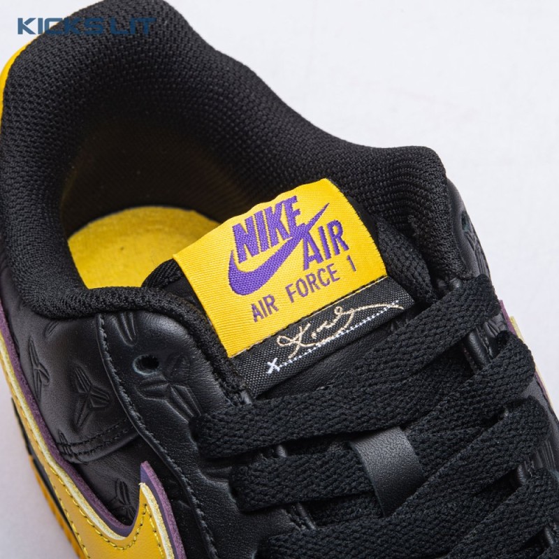 Nike Air Force 1 Low Kobe Bryant Lakers Away (Numbered Edition of 8000) HV5122-001 Unisex Nike Air Force 1 Low Kobe Bryant Lakers Away (Numbered Edition of 8000) HV5122-001 Unisex