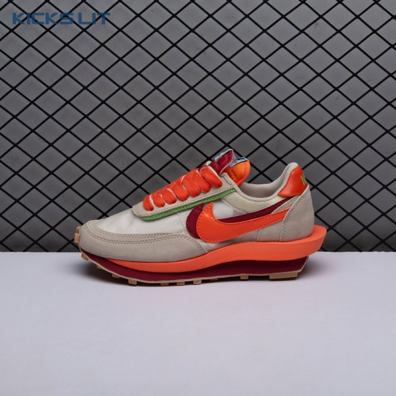 Nike LD Waffle CLOT Kiss of Death Net Orange Blaze DH1347-100 Unisex Nike LD Waffle CLOT Kiss of Death Net Orange Blaze DH1347-100 Unisex