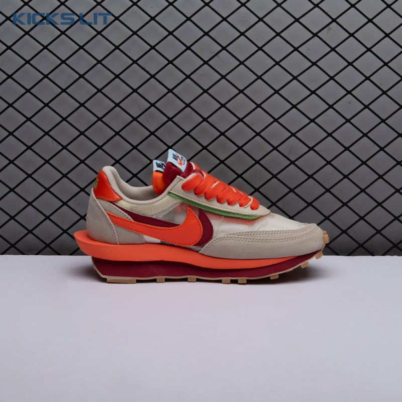 Nike LD Waffle CLOT Kiss of Death Net Orange Blaze DH1347-100 Unisex Nike LD Waffle CLOT Kiss of Death Net Orange Blaze DH1347-100 Unisex
