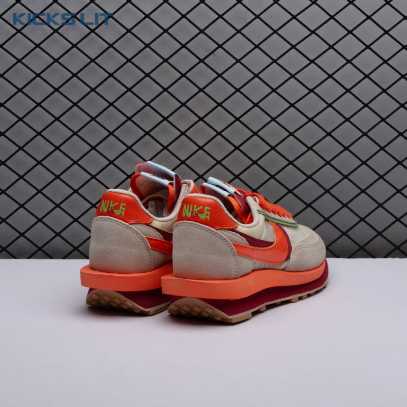 Nike LD Waffle CLOT Kiss of Death Net Orange Blaze DH1347-100 Unisex Nike LD Waffle CLOT Kiss of Death Net Orange Blaze DH1347-100 Unisex