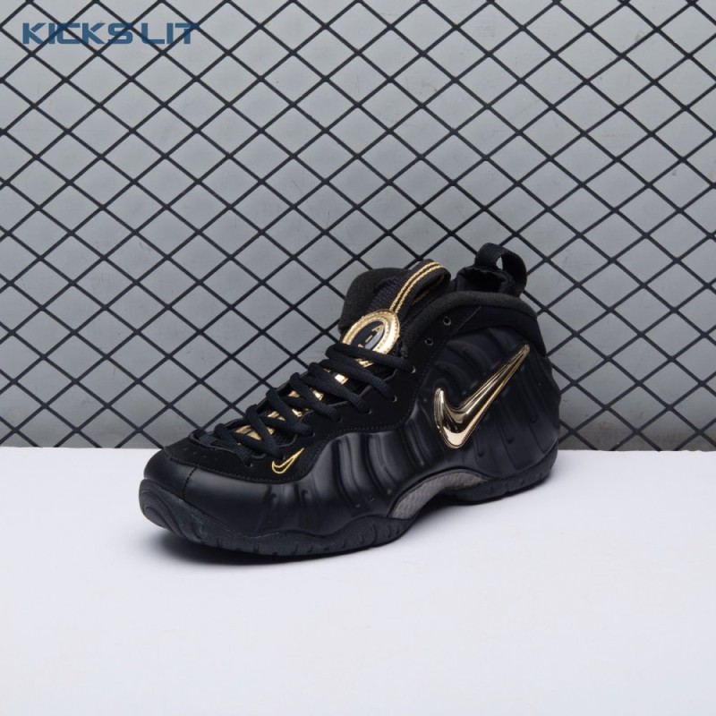 Nike Air Foamposite Pro Black Metallic Gold 624041-009 Unisex Nike Air Foamposite Pro Black Metallic Gold 624041-009 Unisex