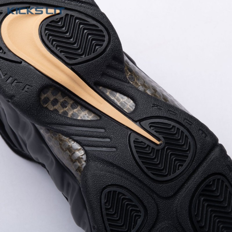 Nike Air Foamposite Pro Black Metallic Gold 624041-009 Unisex Nike Air Foamposite Pro Black Metallic Gold 624041-009 Unisex