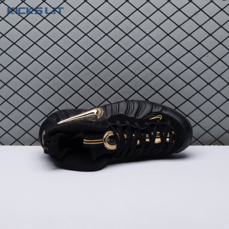 Nike Air Foamposite Pro Black Metallic Gold 624041-009 Unisex Nike Air Foamposite Pro Black Metallic Gold 624041-009 Unisex