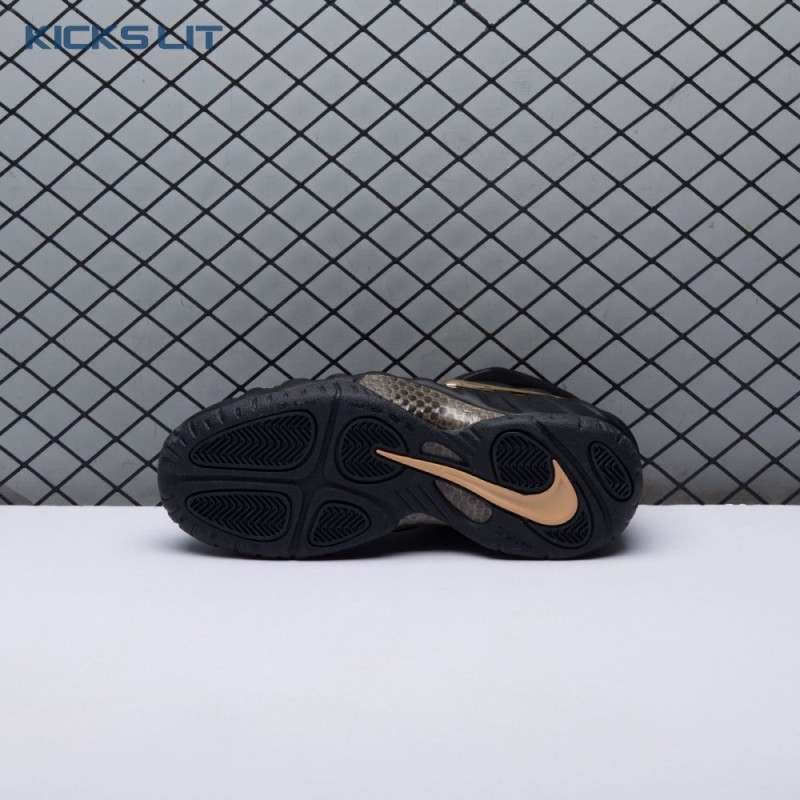 Nike Air Foamposite Pro Black Metallic Gold 624041-009 Unisex Nike Air Foamposite Pro Black Metallic Gold 624041-009 Unisex