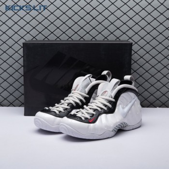 Nike Air Foamposite Pro White Black University Red 624041-103 Unisex