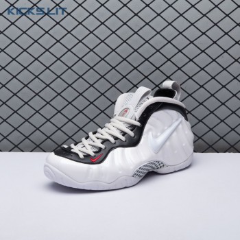 Nike Air Foamposite Pro White Black University Red 624041-103 Unisex