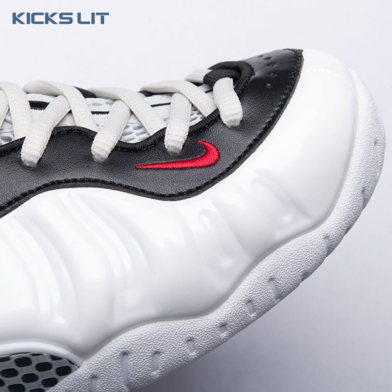 Nike Air Foamposite Pro White Black University Red 624041-103 Unisex Nike Air Foamposite Pro White Black University Red 624041-103 Unisex