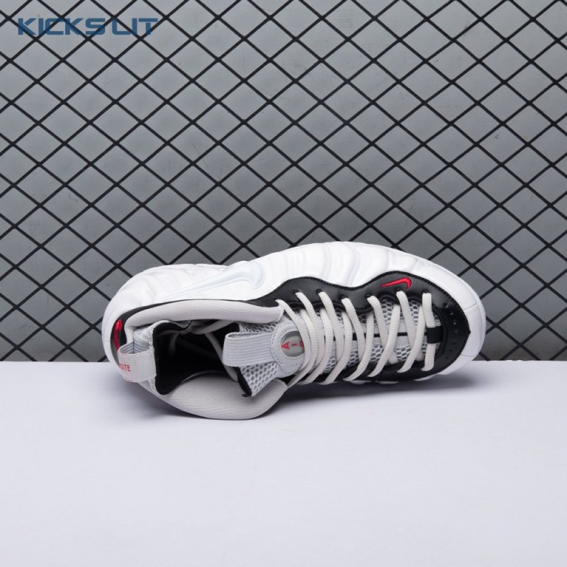 Nike Air Foamposite Pro White Black University Red 624041-103 Unisex Nike Air Foamposite Pro White Black University Red 624041-103 Unisex