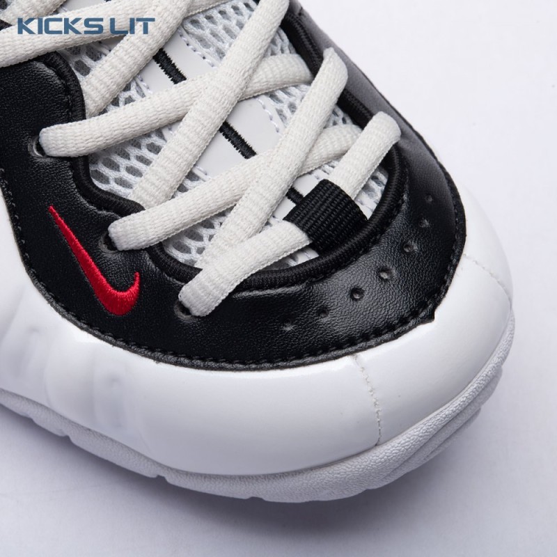 Nike Air Foamposite Pro White Black University Red 624041-103 Unisex Nike Air Foamposite Pro White Black University Red 624041-103 Unisex