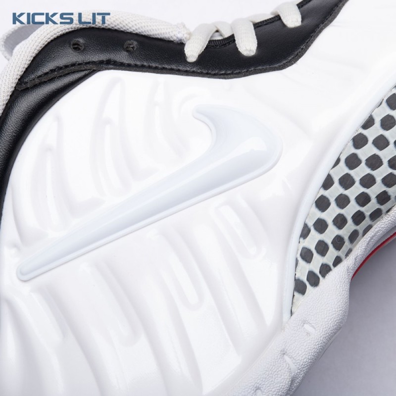 Nike Air Foamposite Pro White Black University Red 624041-103 Unisex Nike Air Foamposite Pro White Black University Red 624041-103 Unisex