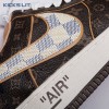 Nike Air Force 1 Low Monogram Brown Damier Azur Unisex