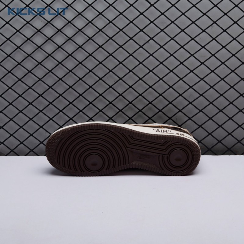 Nike Air Force 1 Low Monogram Brown Damier Azur Unisex Nike Air Force 1 Low Monogram Brown Damier Azur Unisex