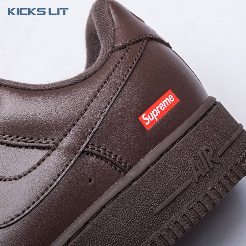 Nike Air Force 1 Low Supreme Baroque Brown CU9225-200 Unisex Nike Air Force 1 Low Supreme Baroque Brown CU9225-200 Unisex