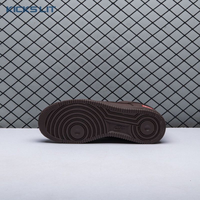 Nike Air Force 1 Low Supreme Baroque Brown CU9225-200 Unisex Nike Air Force 1 Low Supreme Baroque Brown CU9225-200 Unisex