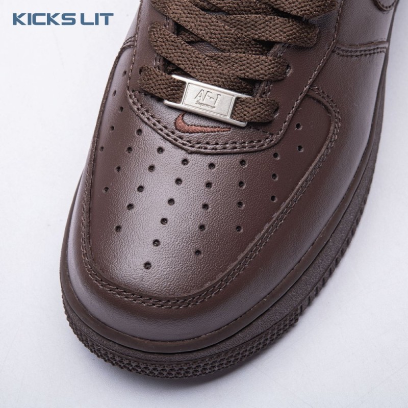 Nike Air Force 1 Low Supreme Baroque Brown CU9225-200 Unisex Nike Air Force 1 Low Supreme Baroque Brown CU9225-200 Unisex