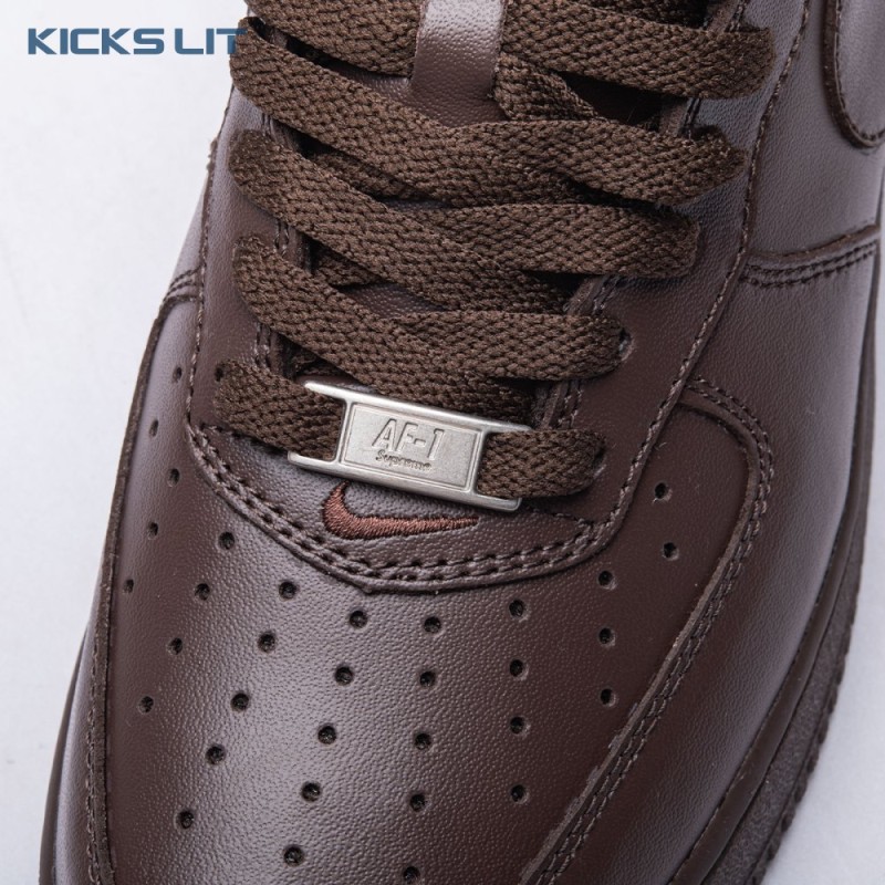 Nike Air Force 1 Low Supreme Baroque Brown CU9225-200 Unisex Nike Air Force 1 Low Supreme Baroque Brown CU9225-200 Unisex
