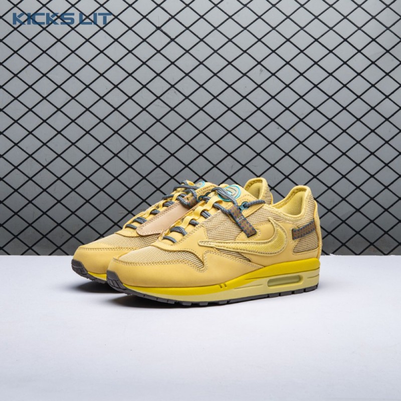 Nike Air Max 1 Travis Scott Cactus Jack Saturn Gold DO9392-700 Unisex Nike Air Max 1 Travis Scott Cactus Jack Saturn Gold DO9392-700 Unisex