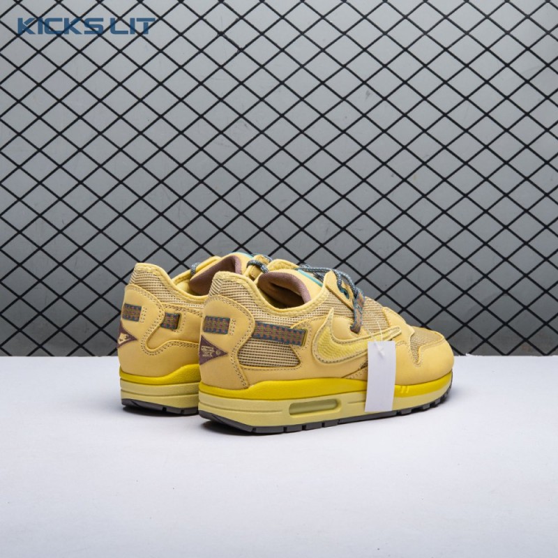 Nike Air Max 1 Travis Scott Cactus Jack Saturn Gold DO9392-700 Unisex Nike Air Max 1 Travis Scott Cactus Jack Saturn Gold DO9392-700 Unisex
