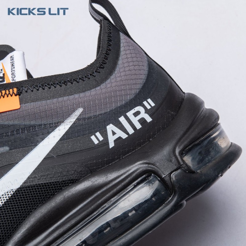 Nike Air Max 97 Off-White Black AJ4585-001 Men's Nike Air Max 97 Off-White Black AJ4585-001 Men's