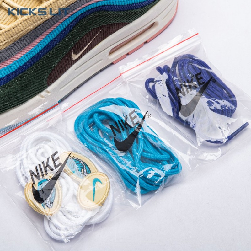 Nike Air Max 1/97 Sean Wotherspoon (All Accessories and Dustbag) Unisex Nike Air Max 1/97 Sean Wotherspoon (All Accessories and Dustbag) Unisex