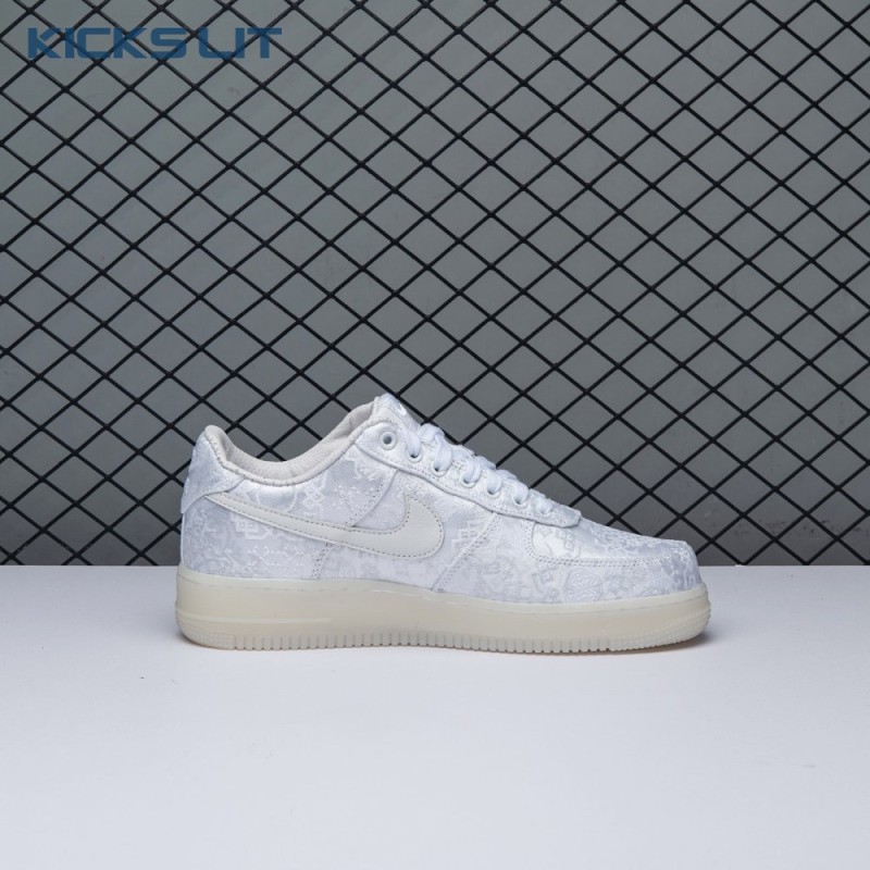 Nike CLOT x Air Force 1 White AO9286-100 Unisex Nike CLOT x Air Force 1 White AO9286-100 Unisex