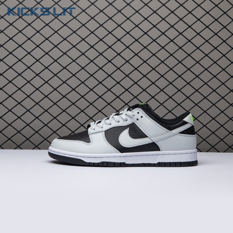 Nike Dunk Low Grey Panda Volt FD9756-001 Unisex Nike Dunk Low Grey Panda Volt FD9756-001 Unisex