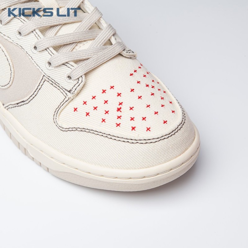 Nike Dunk Low Light Orewood Brown Sashiko DV0834-100 Unisex Nike Dunk Low Light Orewood Brown Sashiko DV0834-100 Unisex