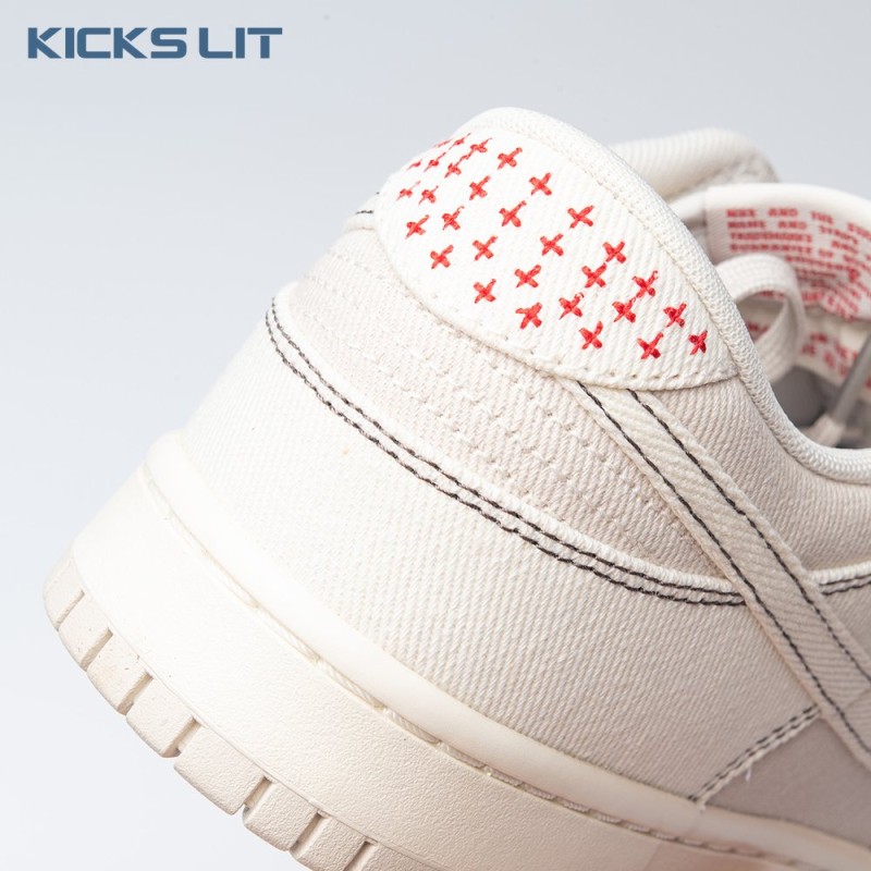 Nike Dunk Low Light Orewood Brown Sashiko DV0834-100 Unisex Nike Dunk Low Light Orewood Brown Sashiko DV0834-100 Unisex