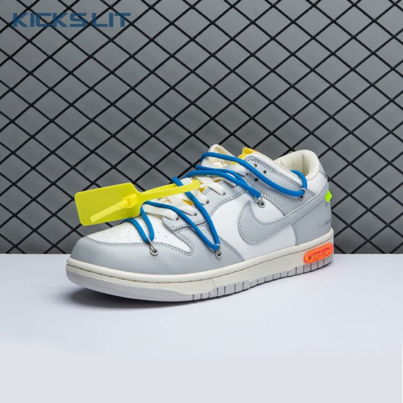 Nike Dunk Low Off-White Lot 10 DM1602 112 Unisex