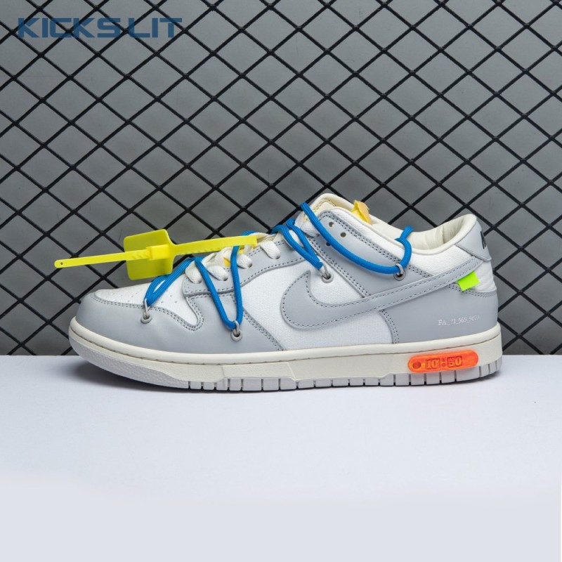 Nike Dunk Low Off-White Lot 10 DM1602 112 Unisex