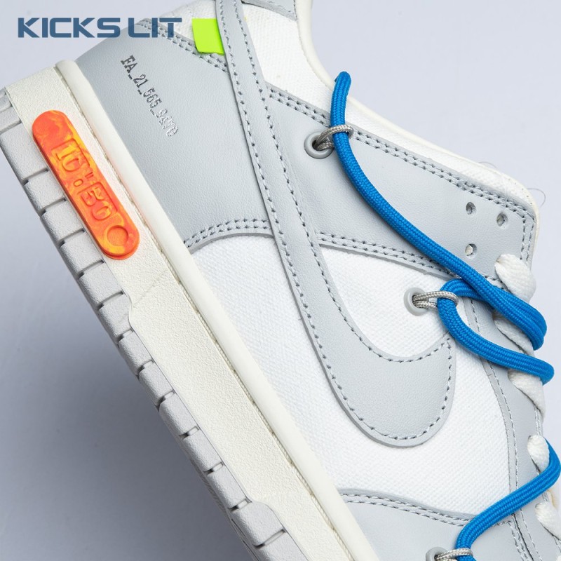 Nike Dunk Low Off-White Lot 10 DM1602 112 Unisex