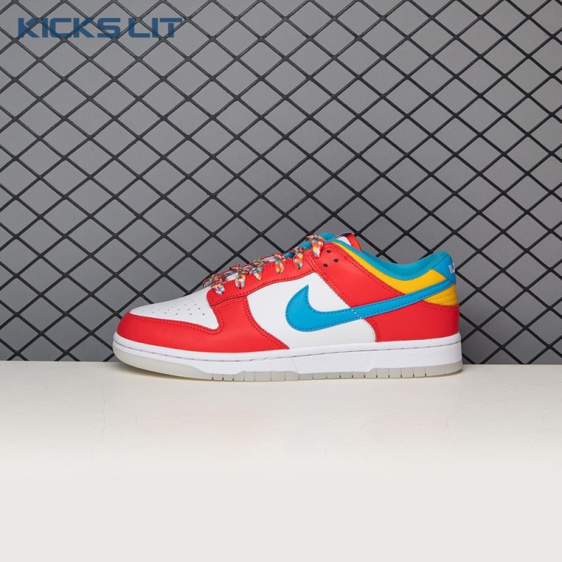 Nike Dunk Low QS LeBron James Fruity Pebbles DH8009-600 Unisex Nike Dunk Low QS LeBron James Fruity Pebbles DH8009-600 Unisex