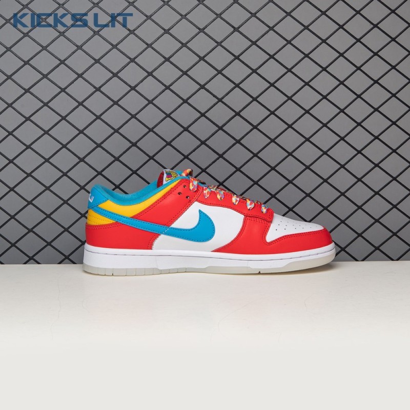 Nike Dunk Low QS LeBron James Fruity Pebbles DH8009-600 Unisex Nike Dunk Low QS LeBron James Fruity Pebbles DH8009-600 Unisex