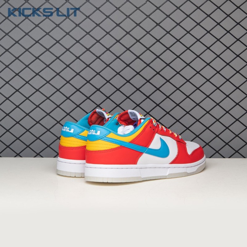 Nike Dunk Low QS LeBron James Fruity Pebbles DH8009-600 Unisex Nike Dunk Low QS LeBron James Fruity Pebbles DH8009-600 Unisex