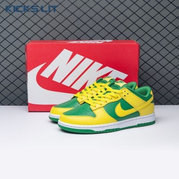Nike Dunk Low Reverse Brazil DV0833-300 Unisex Nike Dunk Low Reverse Brazil DV0833-300 Unisex