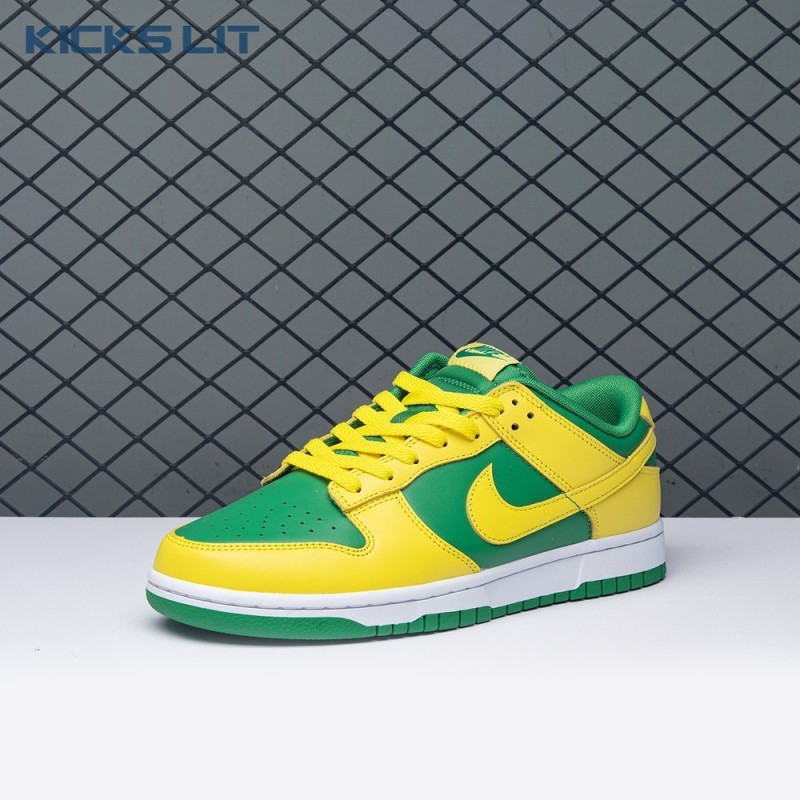 Nike Dunk Low Reverse Brazil DV0833-300 Unisex Nike Dunk Low Reverse Brazil DV0833-300 Unisex