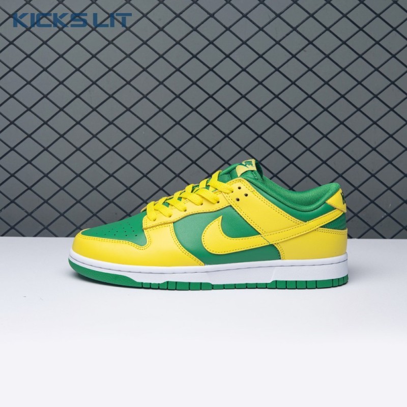 Nike Dunk Low Reverse Brazil DV0833-300 Unisex Nike Dunk Low Reverse Brazil DV0833-300 Unisex