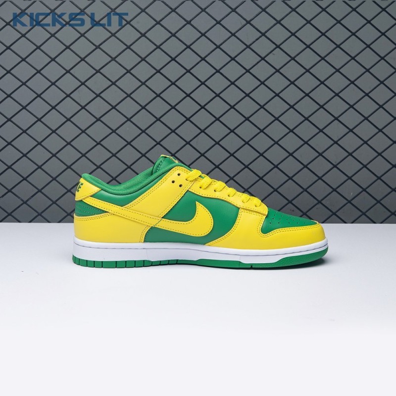 Nike Dunk Low Reverse Brazil DV0833-300 Unisex Nike Dunk Low Reverse Brazil DV0833-300 Unisex