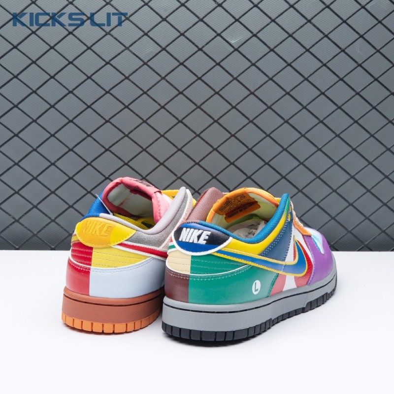 Nike Dunk Low What the Super Mario Custom Men's Nike Dunk Low What the Super Mario Custom Men's